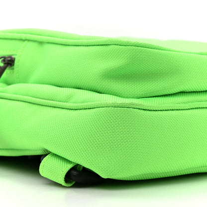 Balenciaga Nylon Explorer Crossbody Messenger Bag Light Fluo Green 10 of 12