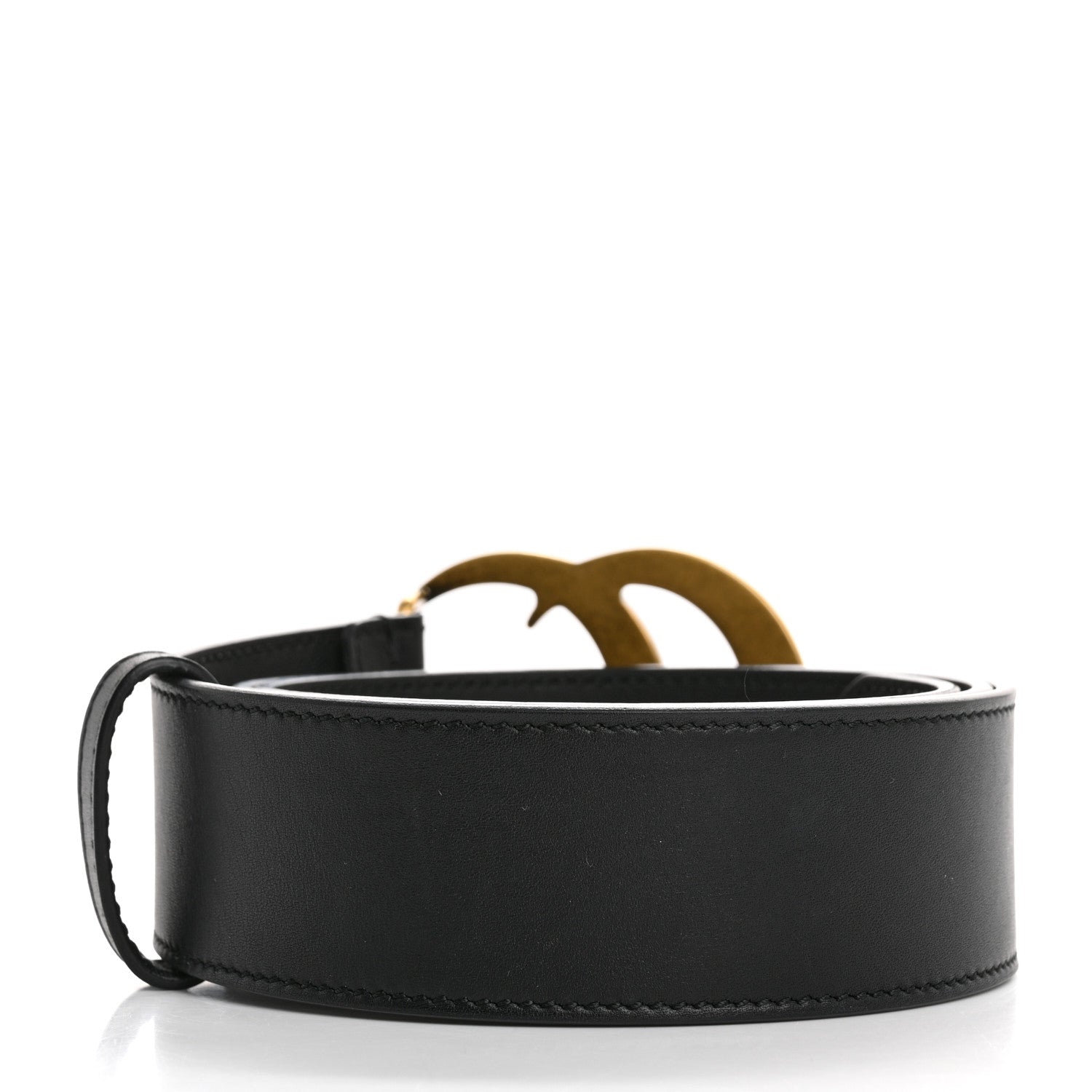 Gucci Calfskin Double G 40mm Belt 80 32 Black 2 of 8
