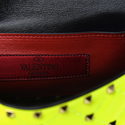 Valentino Garavani Calfskin Mini Rockstud Spike Shoulder Bag Lime 6 of 8