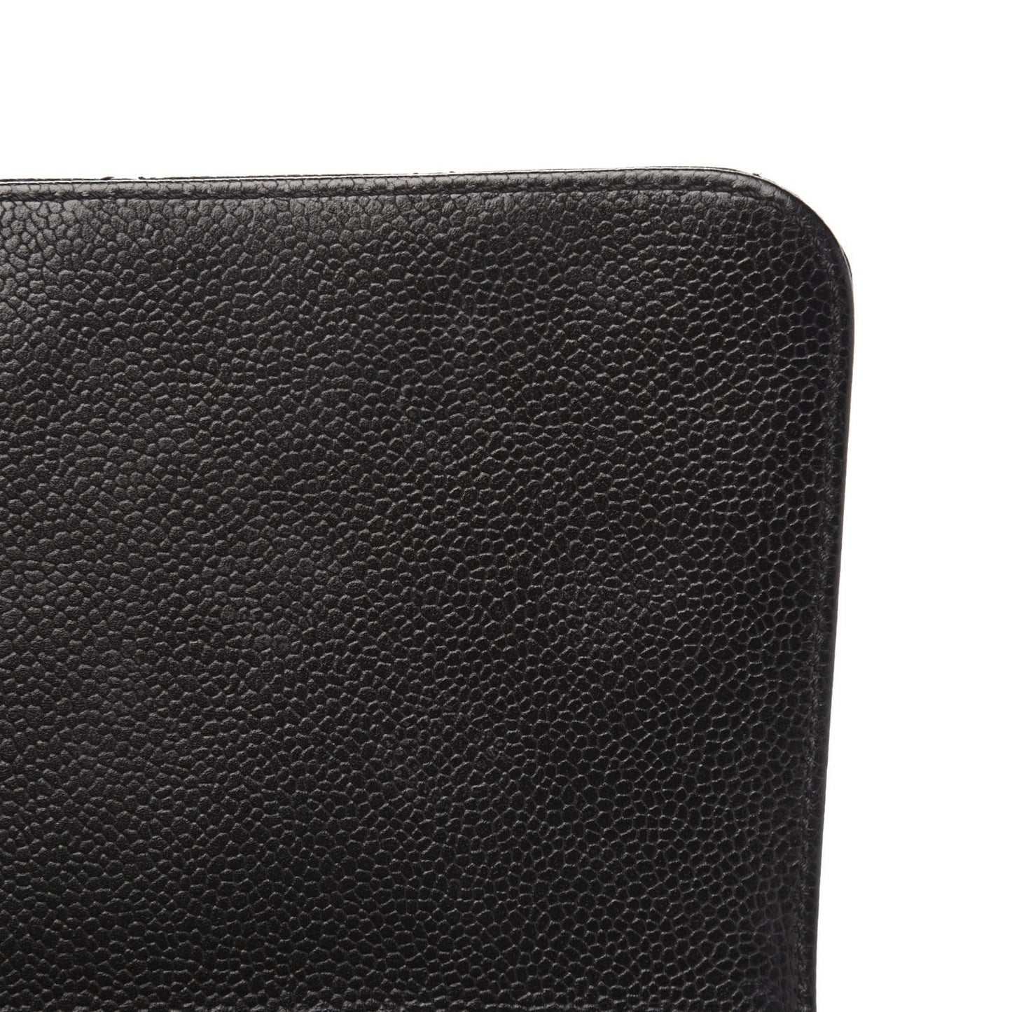 Caviar Quilted Jumbo Kelly Flap Black
