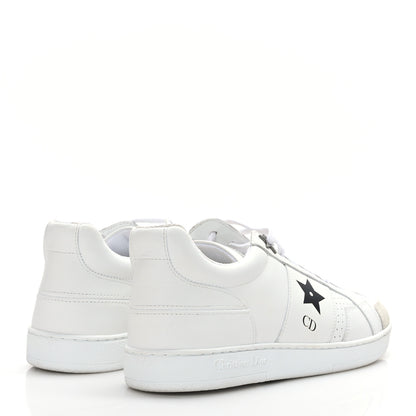 Christian Dior Calfskin Suede Dior Star Low Top Sneakers 35 White 4 of 8