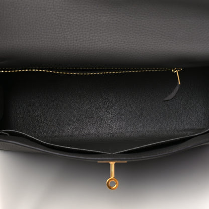 Hermes Togo Kelly Retourne 32 Etain 5 of 11