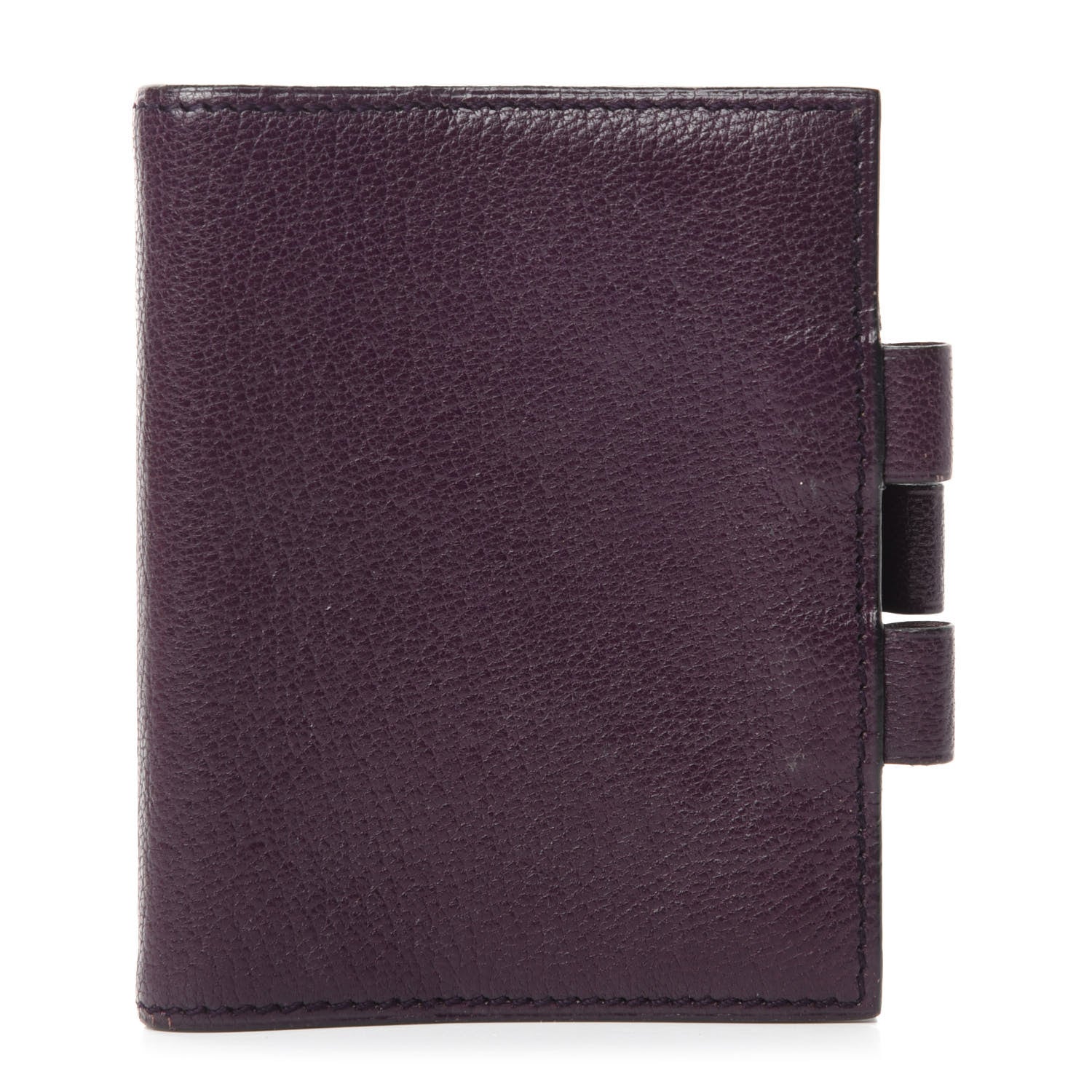Hermes Chevre Mysore Mini Vision Agenda Cover Raisin 1 of 8