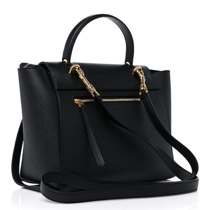 Celine Grained Calfskin Micro Belt Bag Black 3 of 10