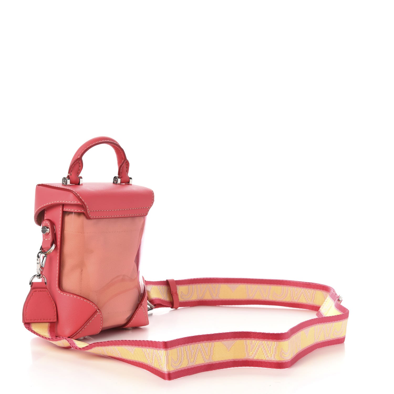 MCM Transparent Mini Berlin Crossbody Teaberry 5 of 14