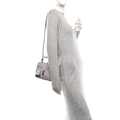 Celine Satinated Calfskin Mini 16 Top Handle Bag Lilac 2 of 12