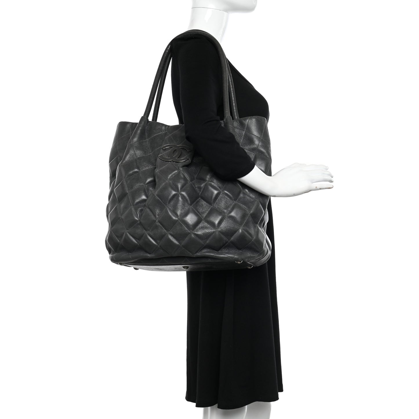 Calfskin Sloane Square Tote Grey