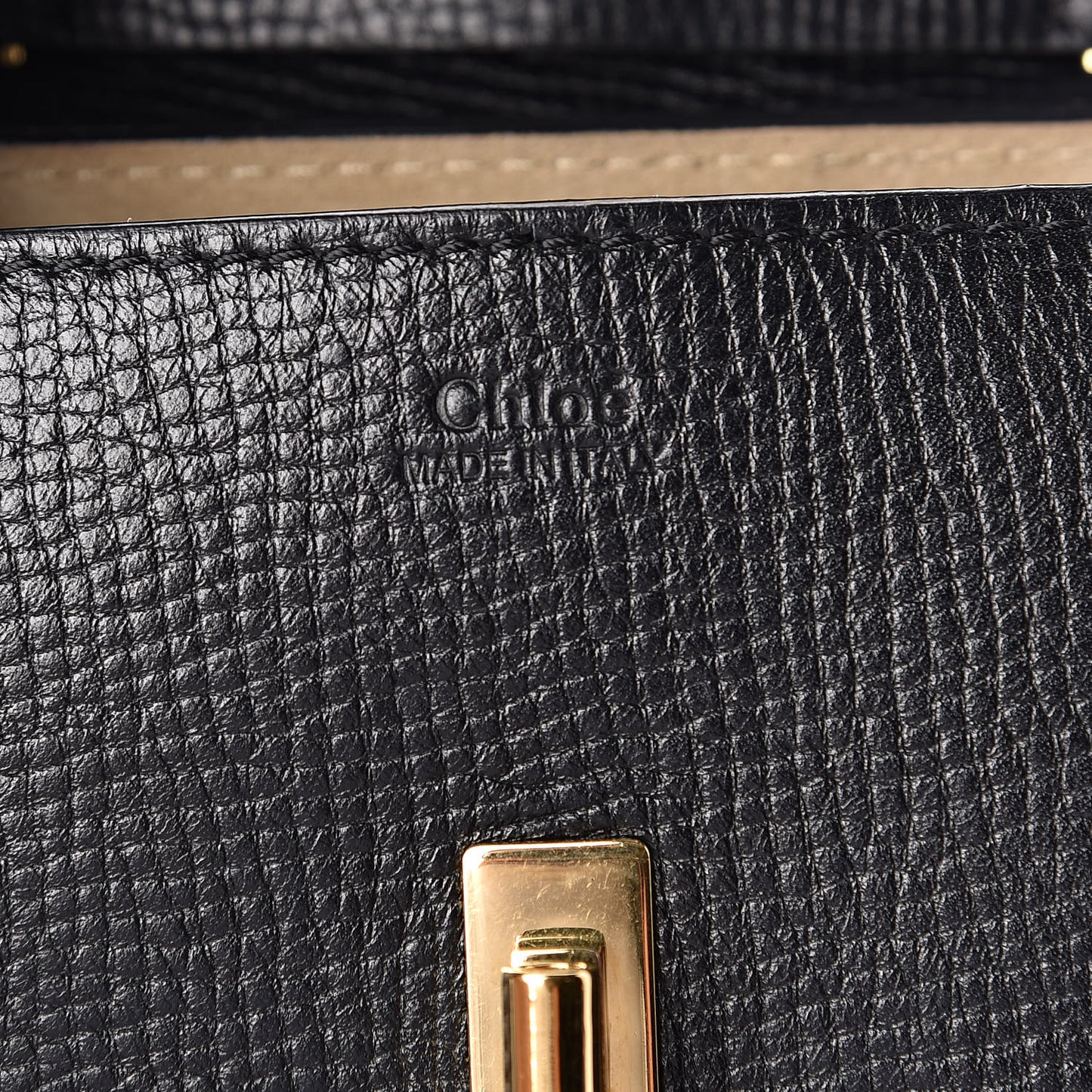 Textured Calfskin Lambskin Nano Drew Shoulder Bag Black