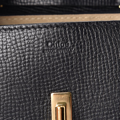 Chloe Textured Calfskin Lambskin Nano Drew Shoulder Bag Black 6 of 10