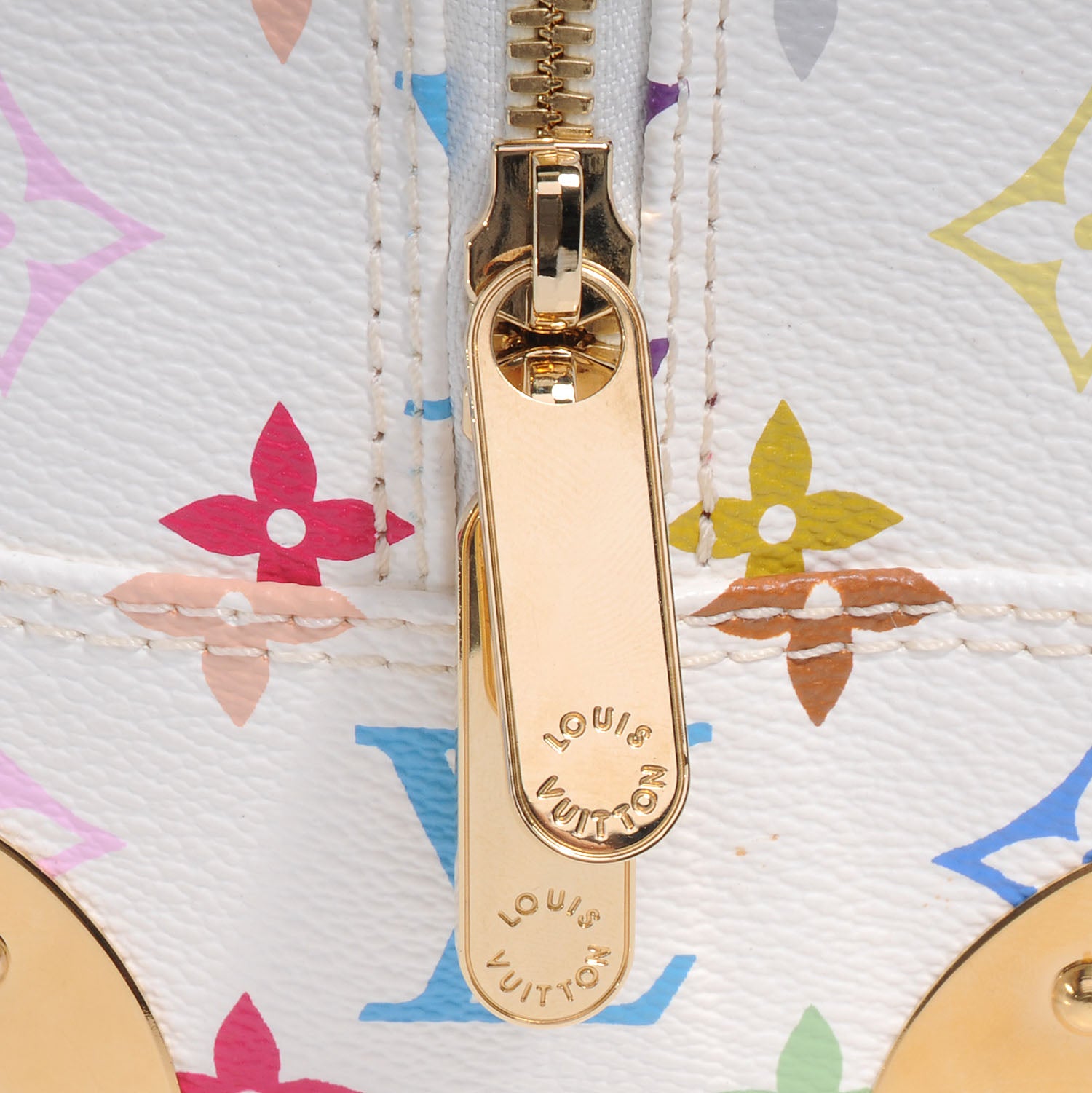 Louis Vuitton Monogram Multicolor Trouville White 9 of 9