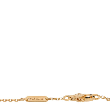 Van Cleef & Arpels 18K Yellow Gold Emerald Mini Frivole Bracelet 3 of 5