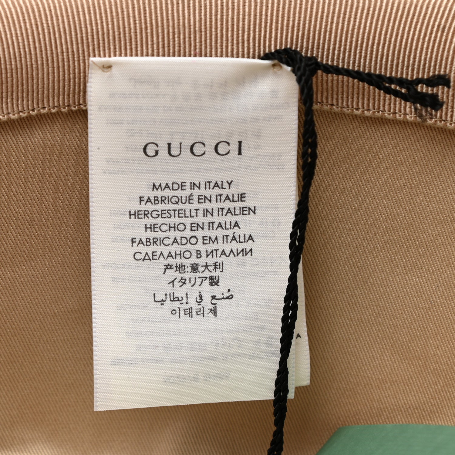 Gucci X DISNEY Mini Vintage GG Supreme Monogram Mickey Mouse Trent Bucket Hat XL Beige Ebony Yellow 7 of 9