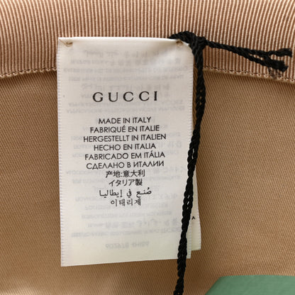 Gucci X DISNEY Mini Vintage GG Supreme Monogram Mickey Mouse Trent Bucket Hat XL Beige Ebony Yellow 7 of 9