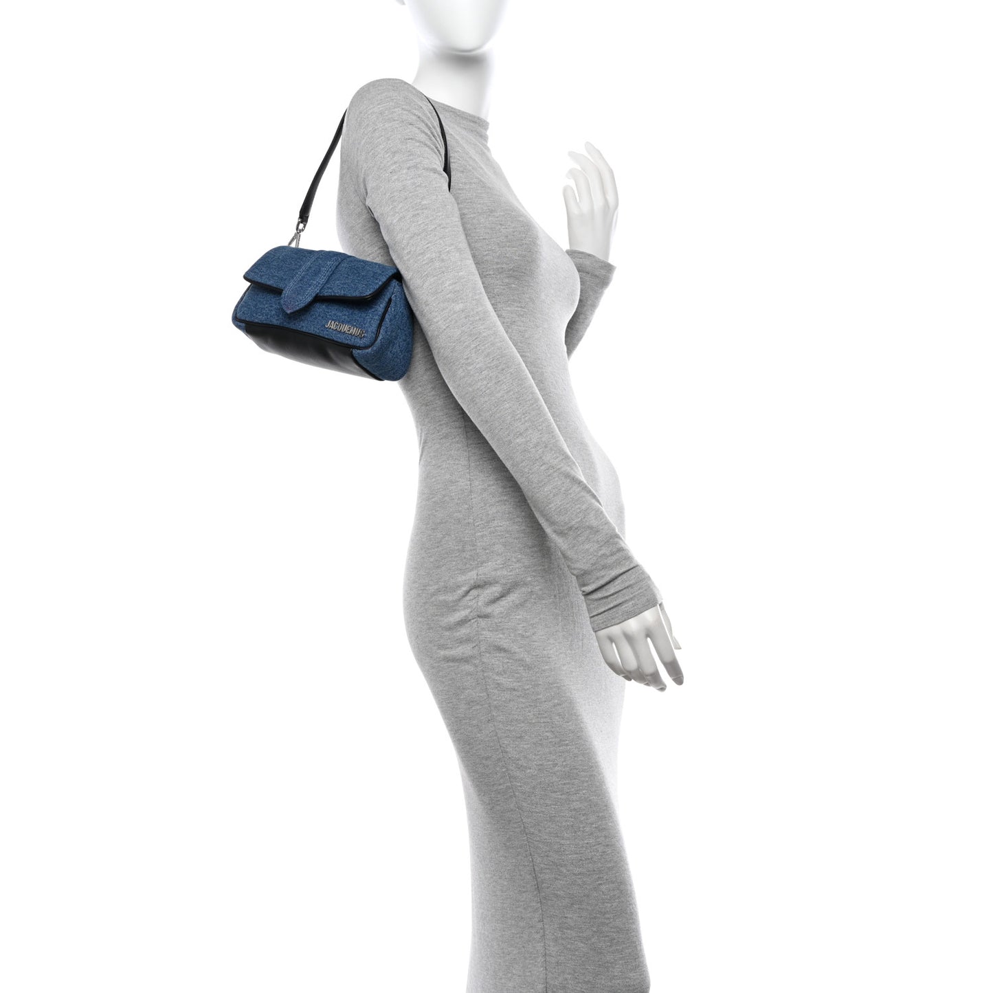 Denim Calfskin Le Petit Bambimou Blue