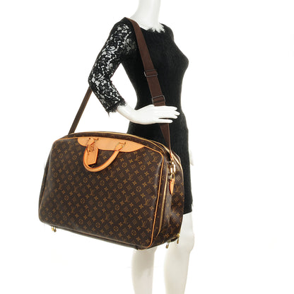 Louis Vuitton Monogram Alize 2 Compartment Luggage Travel Bag 2 of 7
