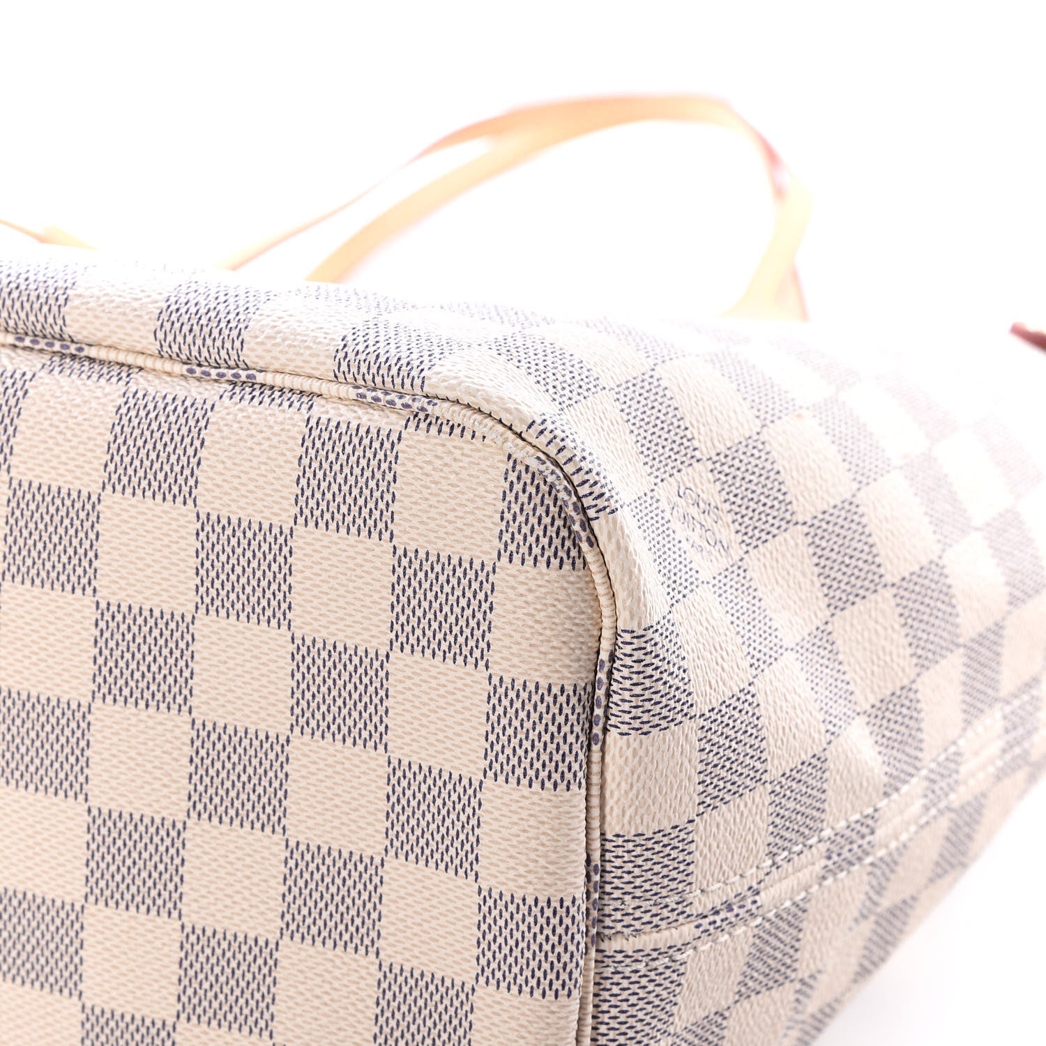 Louis Vuitton Damier Azur Neo Neverfull MM Rose Ballerine 8 of 12