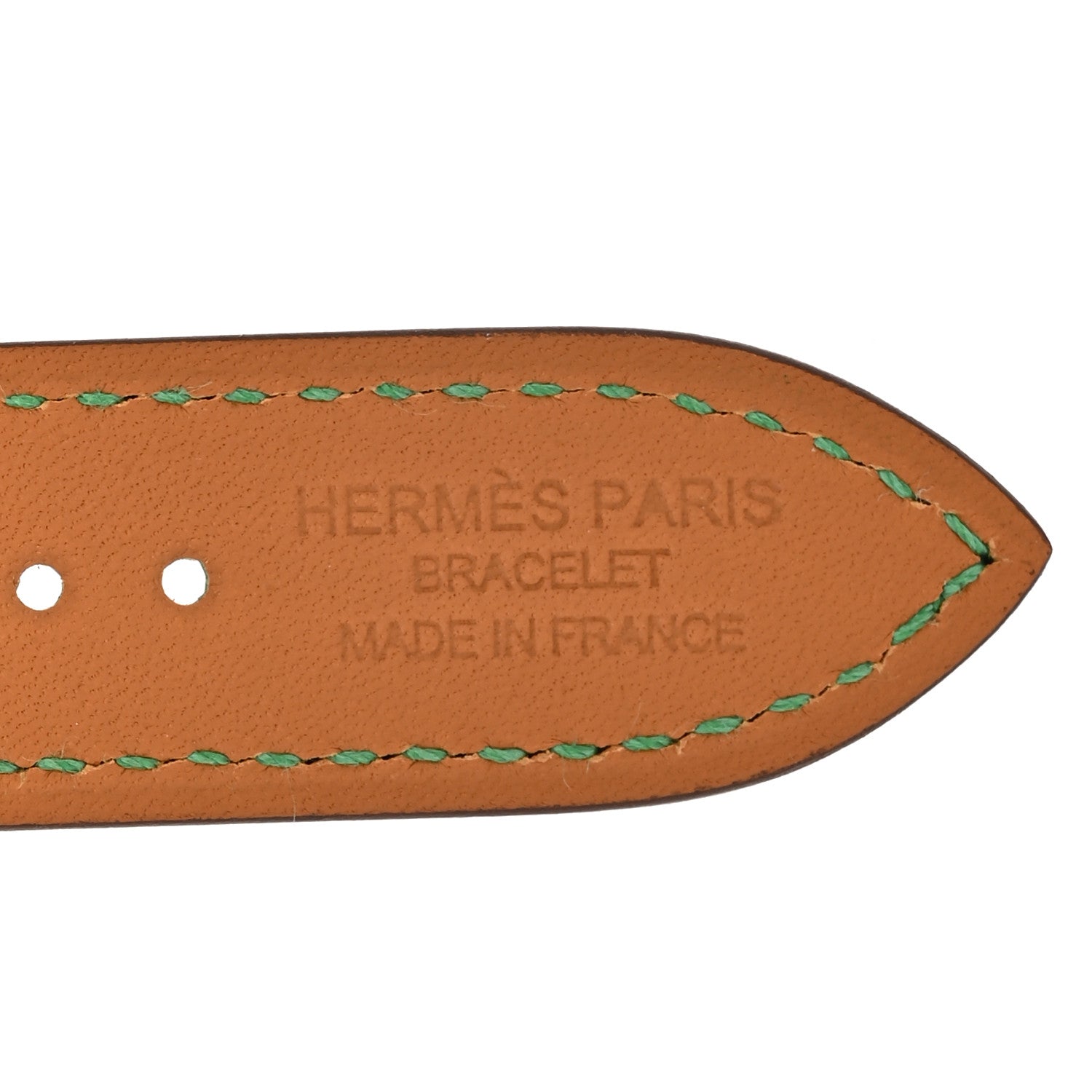 Hermes Swift 30mm Apple Watch Single Tour Band Bambou 3 of 5