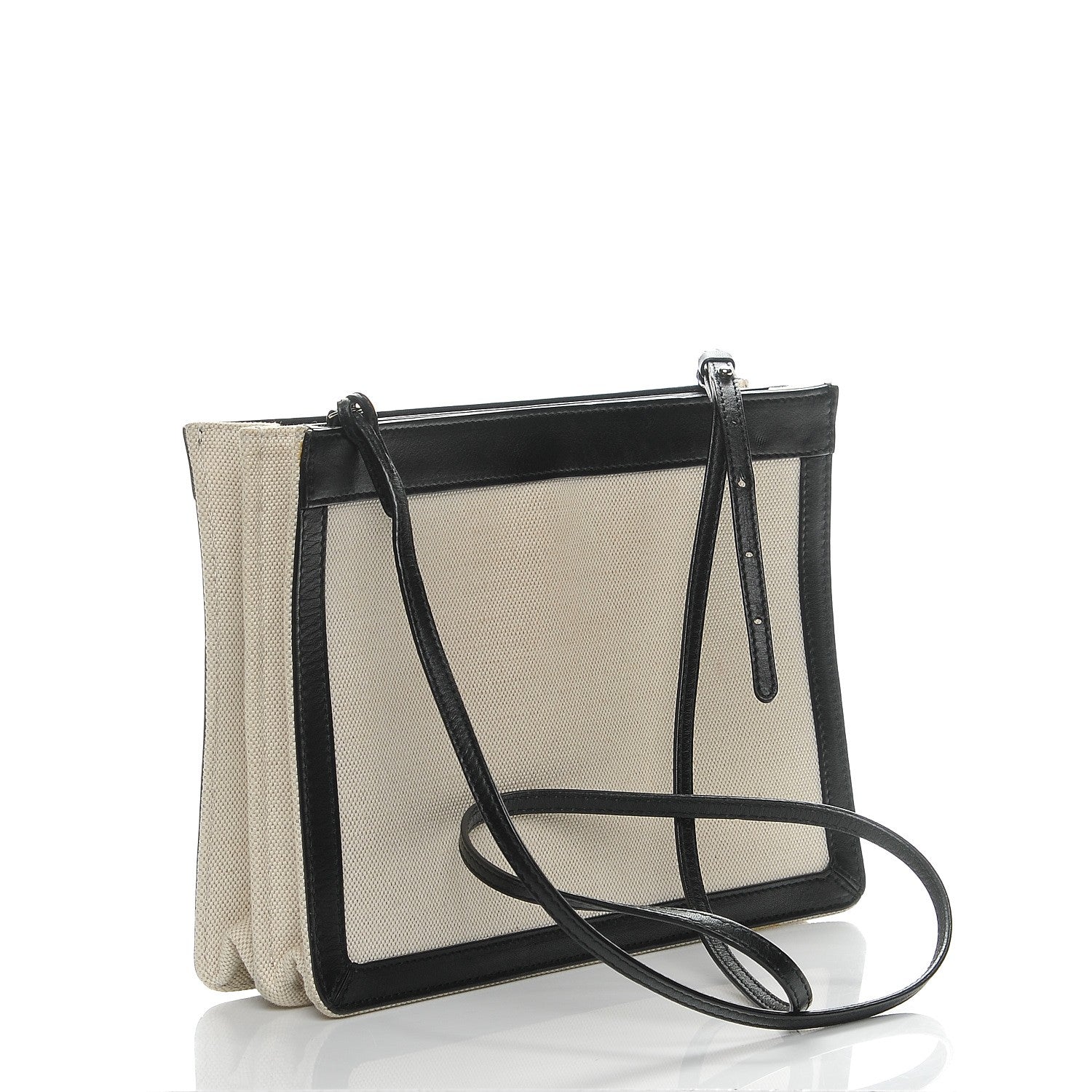 Balenciaga Cotton Canvas Pochette Crossbody Bag Black 3 of 7