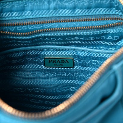 Prada Tessuto Nylon Saffiano Crossbody Bag Turchese 6 of 9
