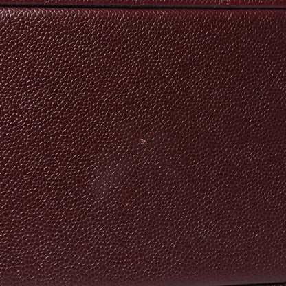 Chanel Caviar Quilted Grand Shopping Tote GST Dark Burgundy 12 of 12