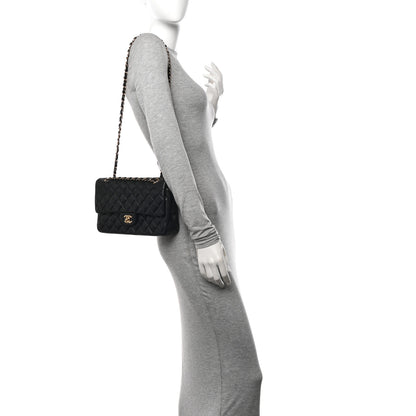 Chanel Lambskin Quilted Medium Double Flap Black 2 of 15