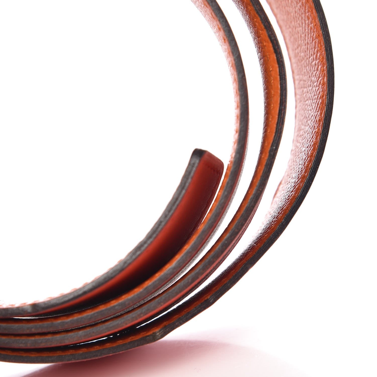 Hermes Swift Epsom 32mm Belt Strap 90 Capucine Orange 6 of 8