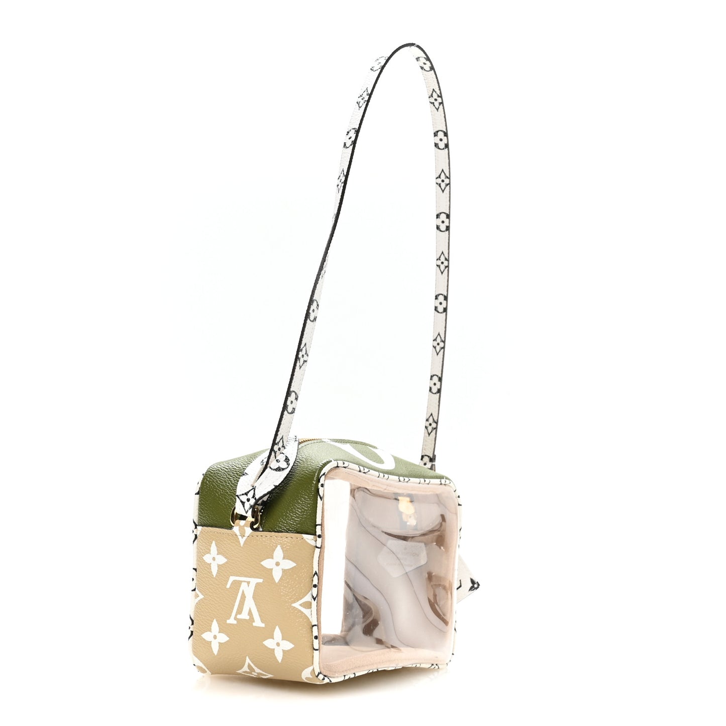 Monogram Giant Jungle Beach Pouch Ivory