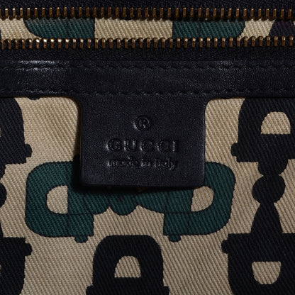 Gucci Guccissima Large Babouska Shopping Tote Black 6 of 7
