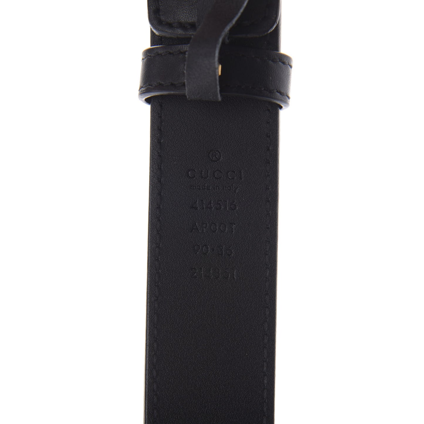 Calfskin Double G 30mm Belt 90 36 Black