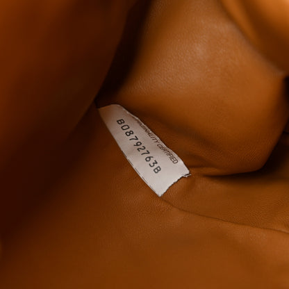 Bottega Veneta Nappa Maxi Intrecciato The Pouch Oversized Clutch Caramel 7 of 13