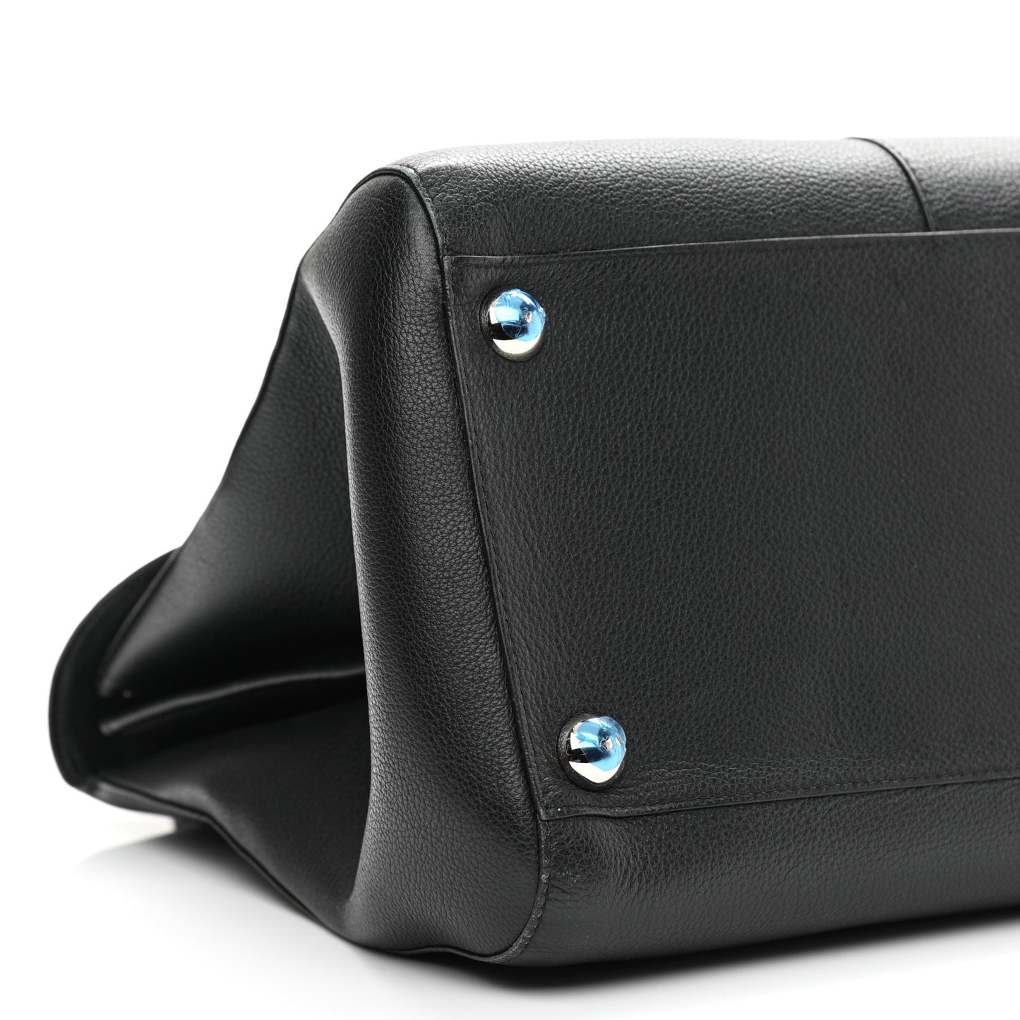 Grained Calfskin GM Brillant Satchel Black