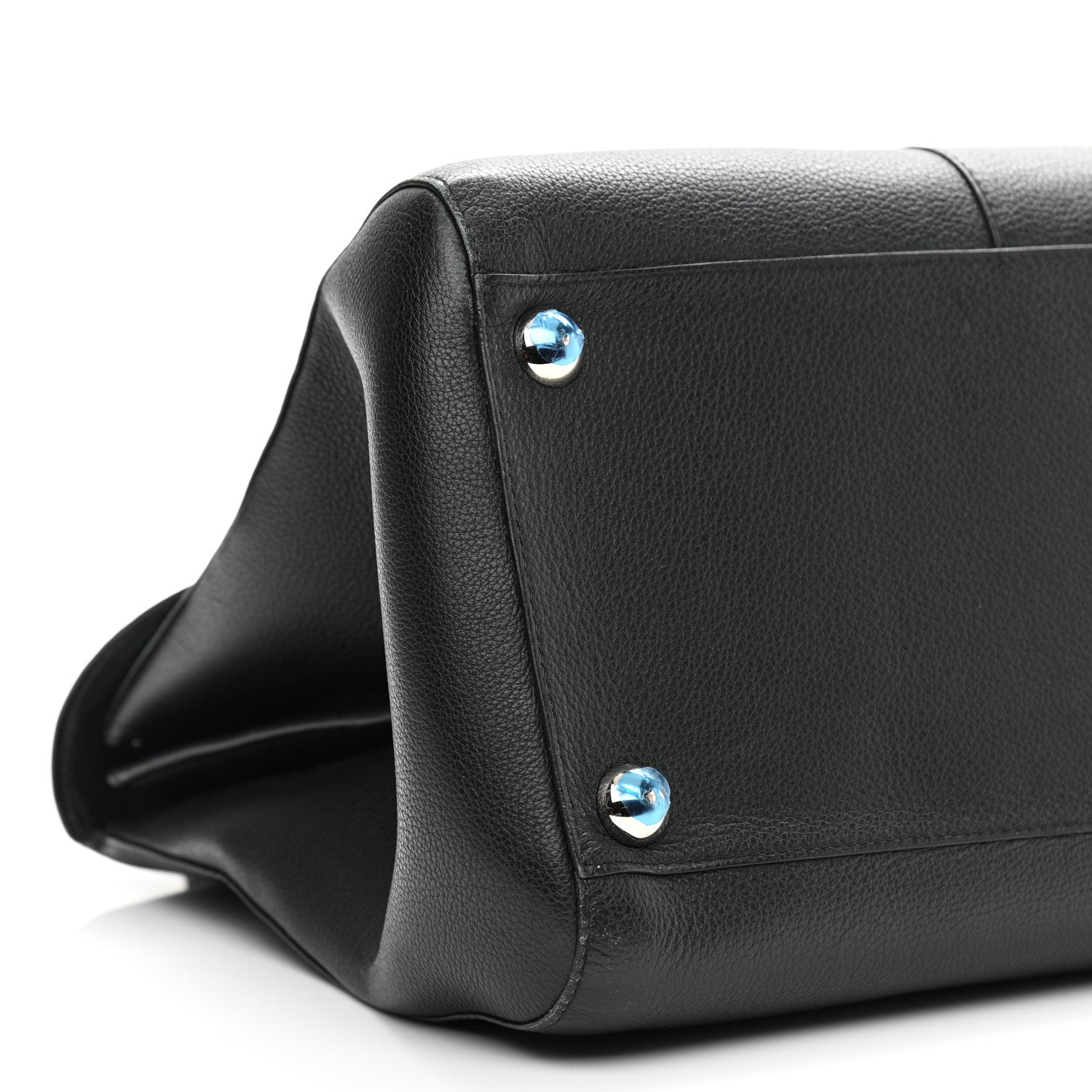 Delvaux Grained Calfskin GM Brillant Satchel Black 11 of 15