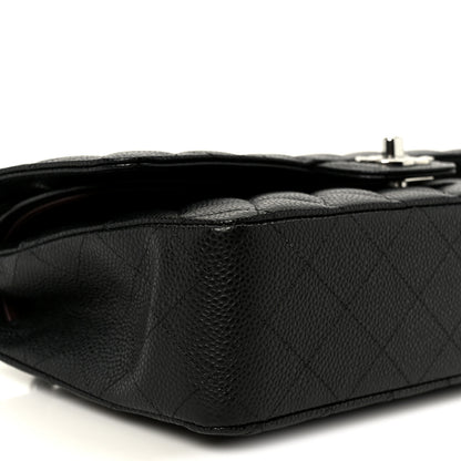 Chanel Caviar Quilted Medium Double Flap Black 10 of 12