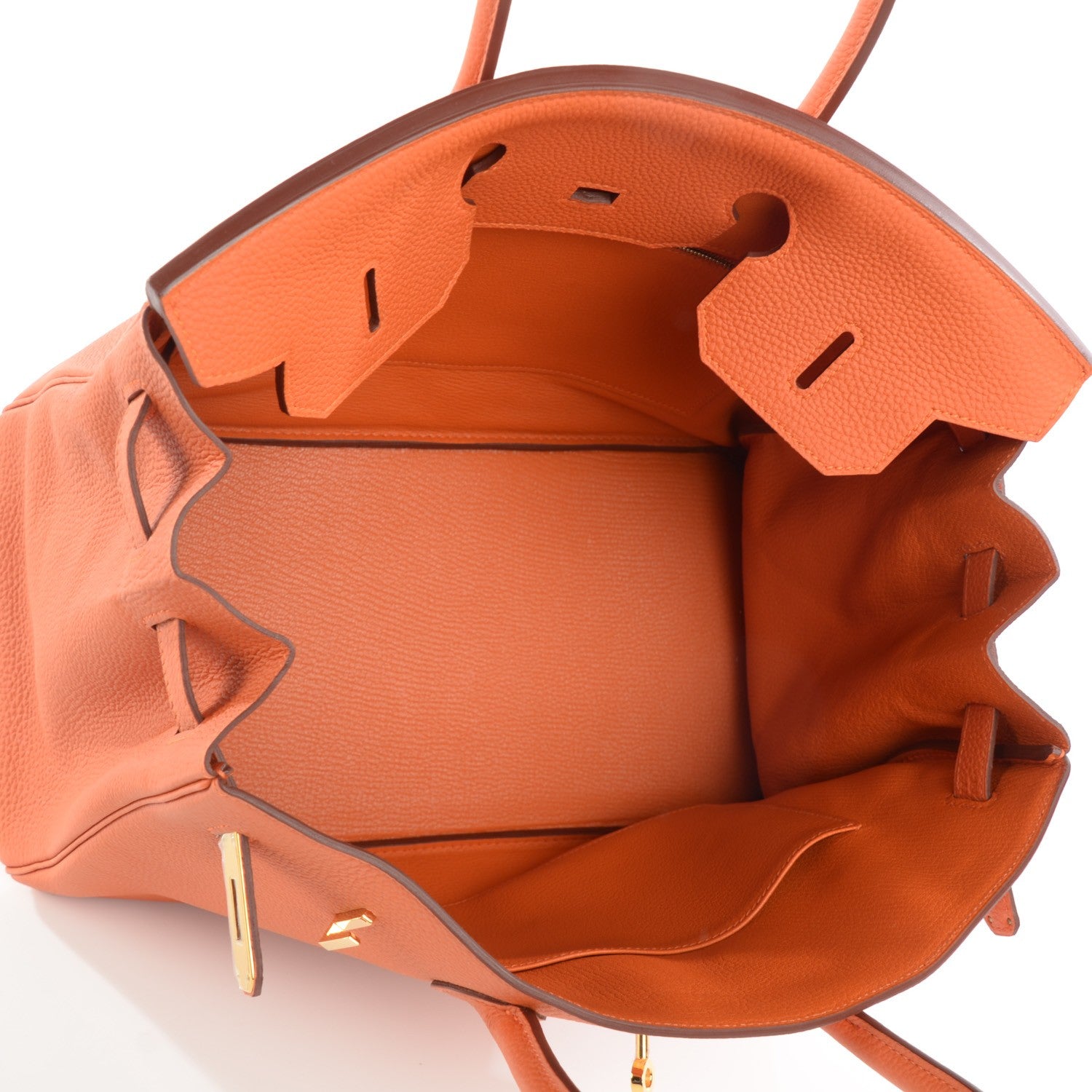 Hermes Togo Birkin 35 Orange 8 of 17