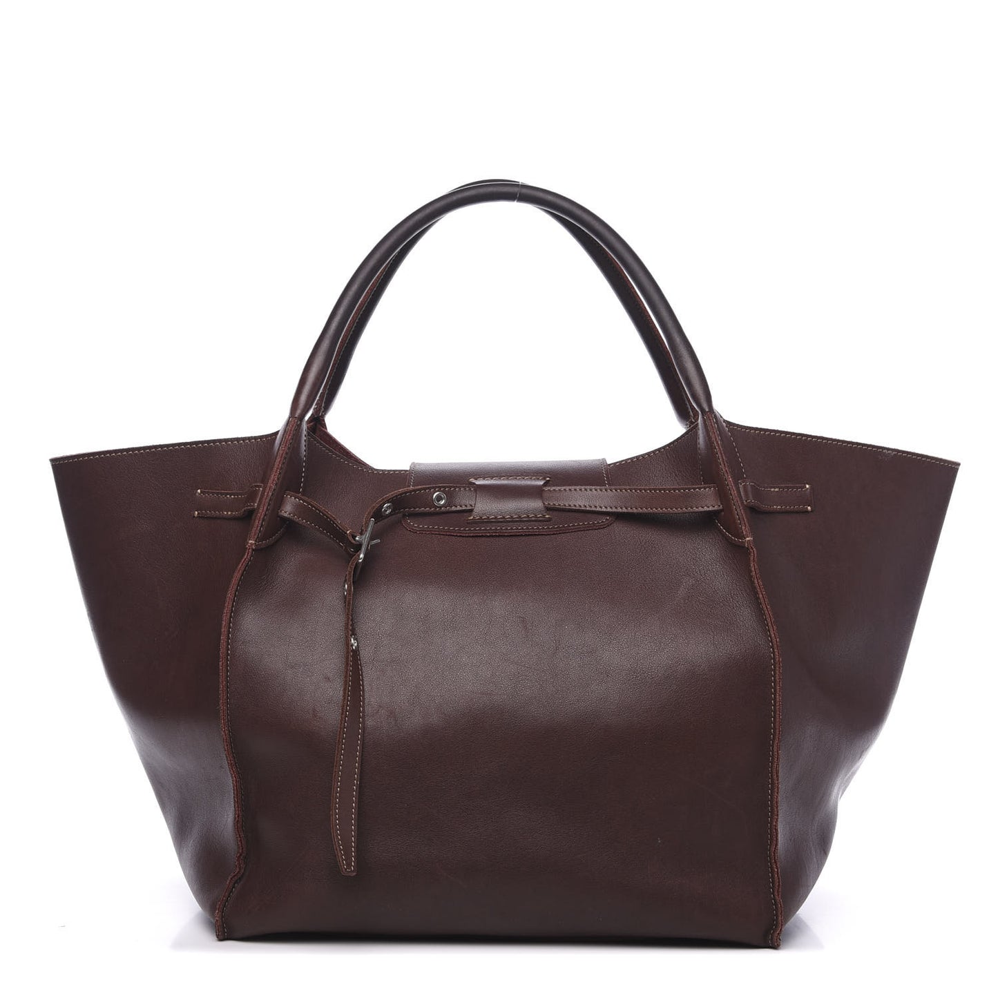 Supple Calfskin Medium Big Bag Brown