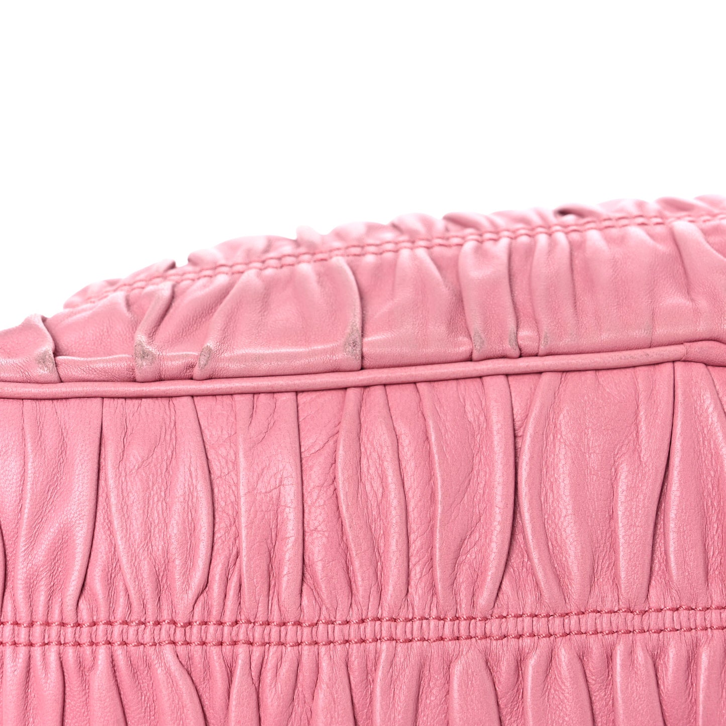 Nappa Gaufre Chain Flap Geranio