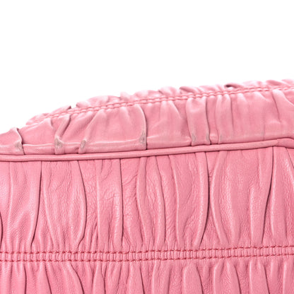Prada Nappa Gaufre Chain Flap Geranio 14 of 17