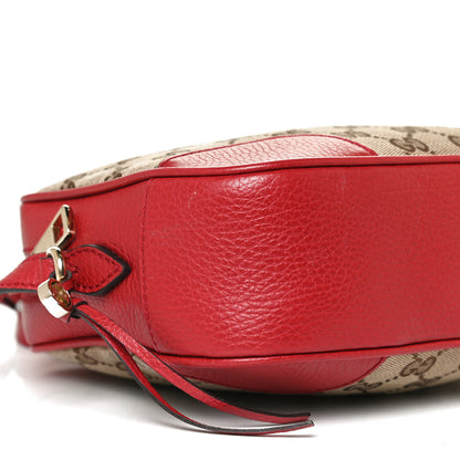 Gucci Monogram Mini Bree Messenger Bag Red 10 of 11