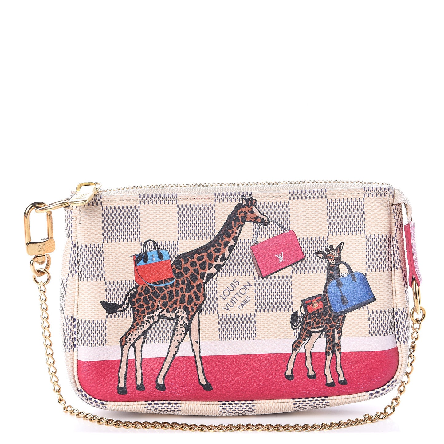 Damier Azur 2017 Christmas Animation Mini Pochette Accessories