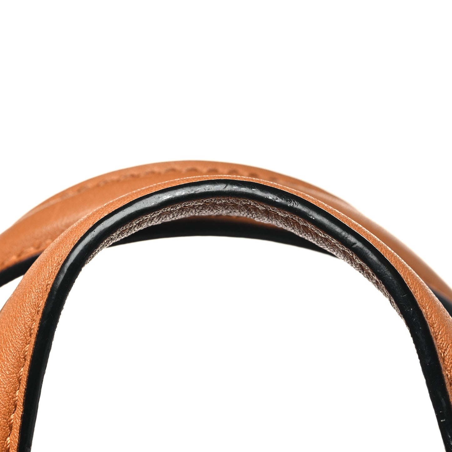 Visetos Medium Half Moon Tote Cognac