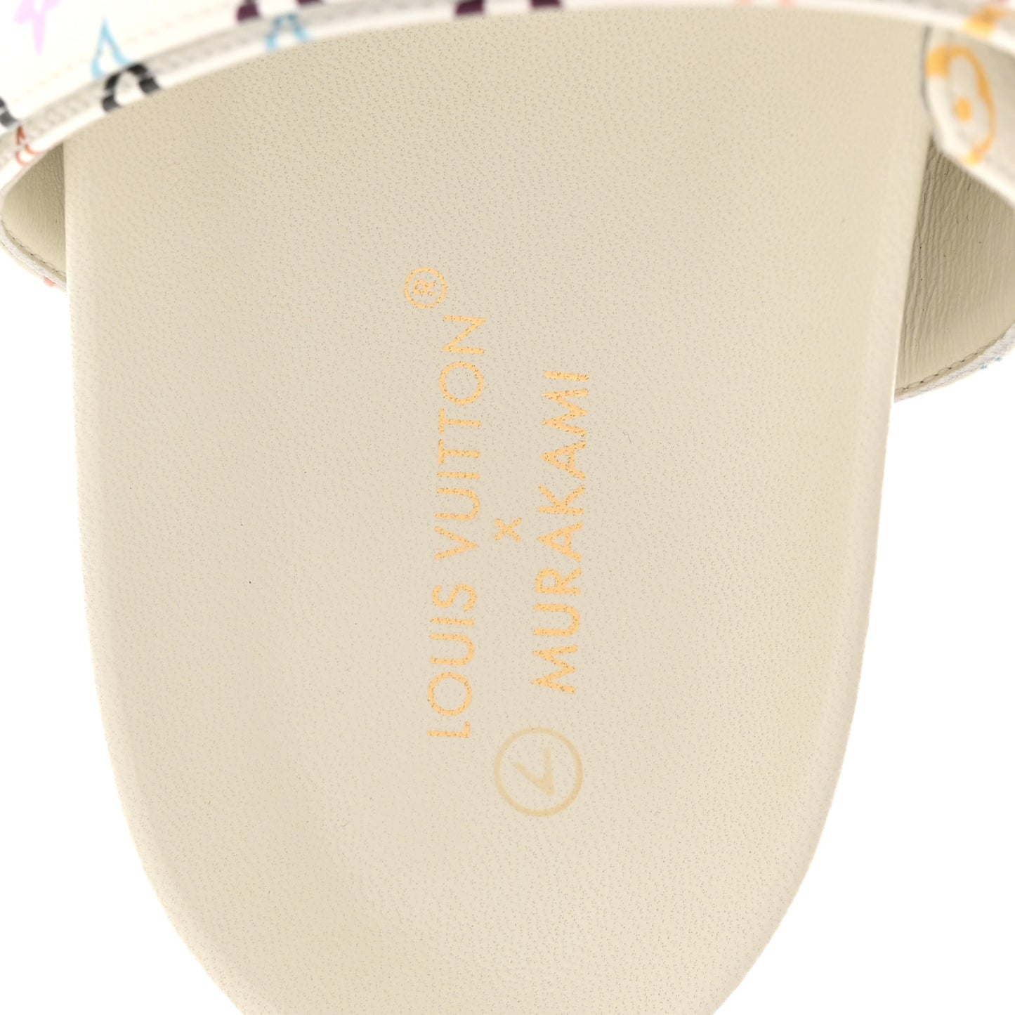 LV X TM Monogram Multicolor Bom Dia Comfort Mule Sandals 38.5 White