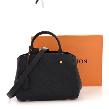 Louis Vuitton Empreinte Montaigne BB Marine Rouge 13 of 13