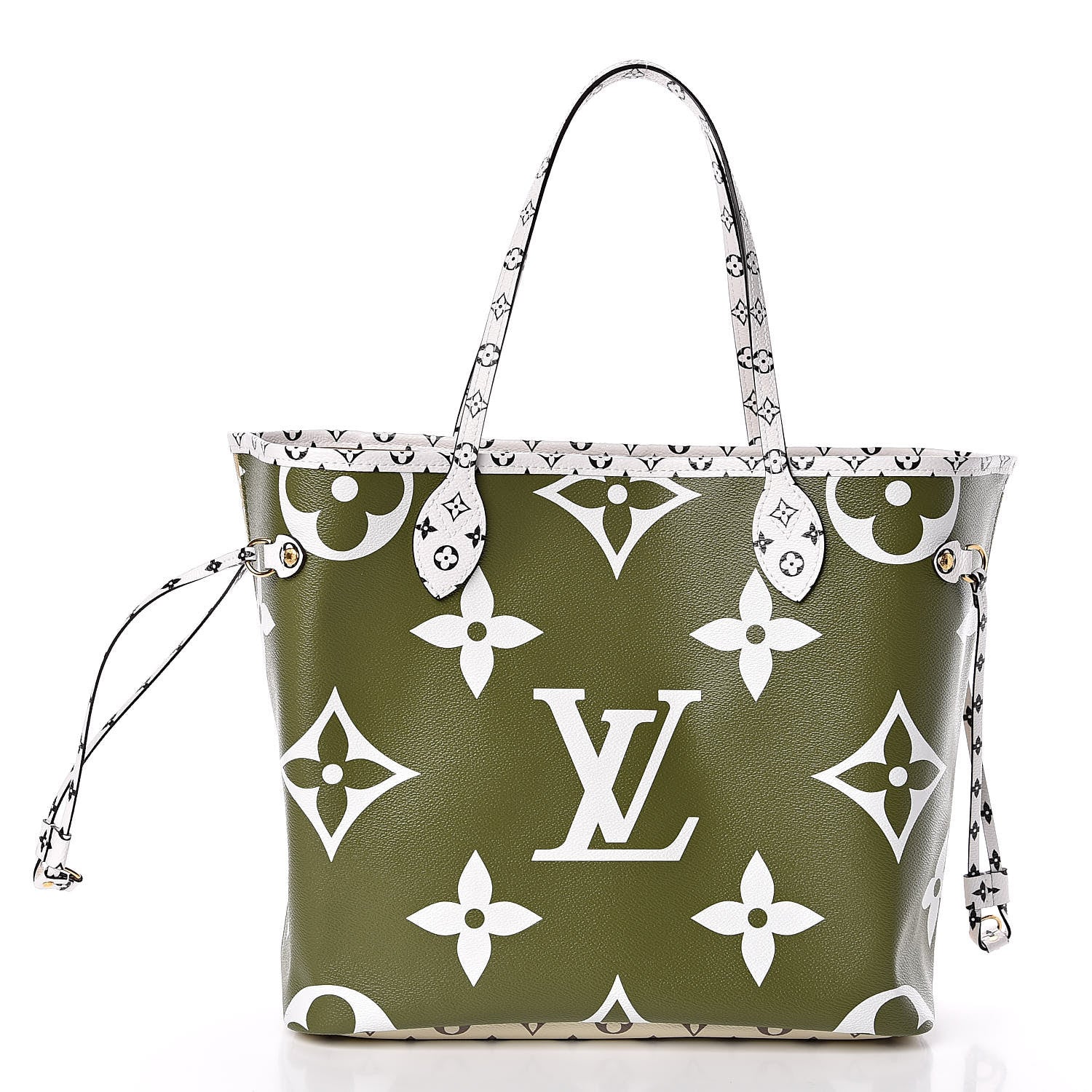 Louis Vuitton Monogram Giant Neverfull MM Kaki 3 of 11