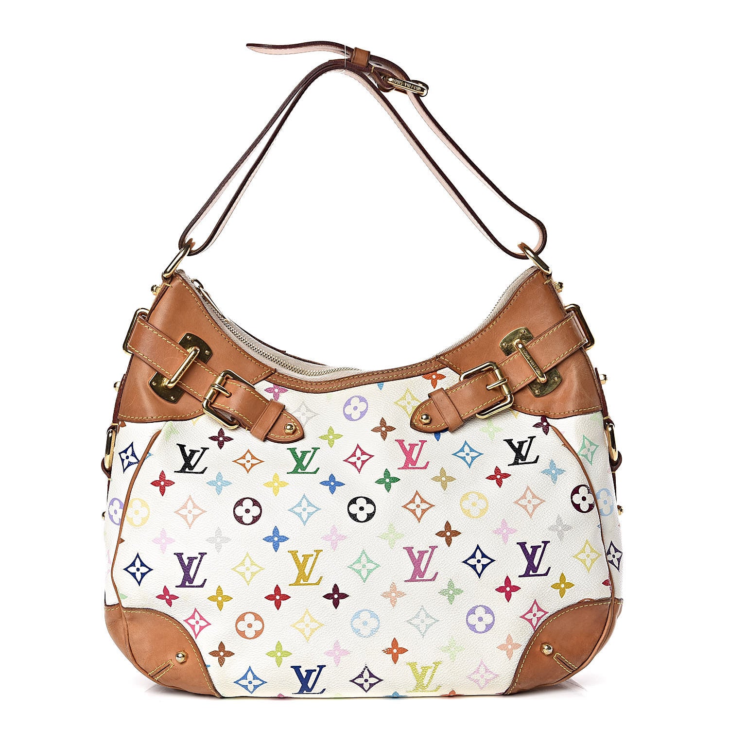 Louis Vuitton Monogram Multicolor Greta White 1 of 14