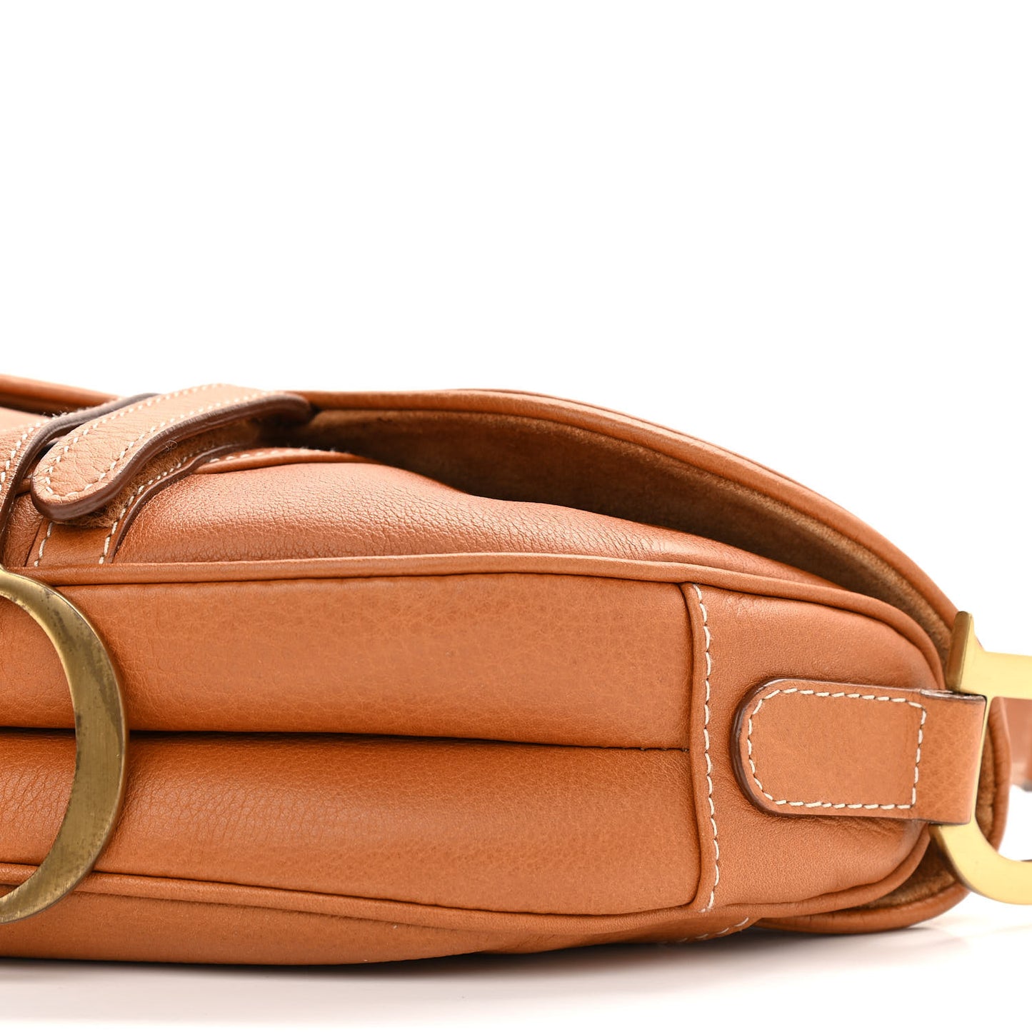 Calfskin Saddle Bag Tan