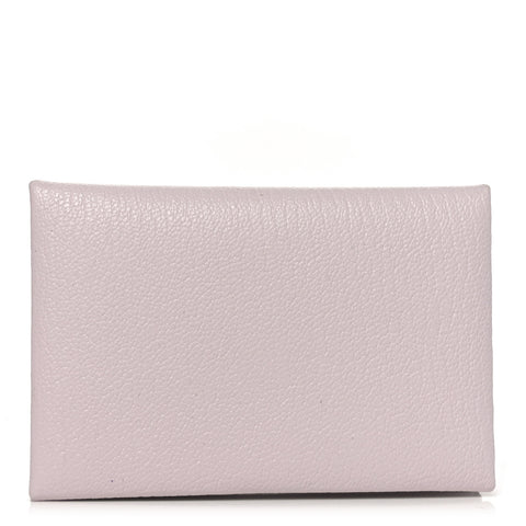 Chevre Mysore Calvi Card Case Mauve Pale