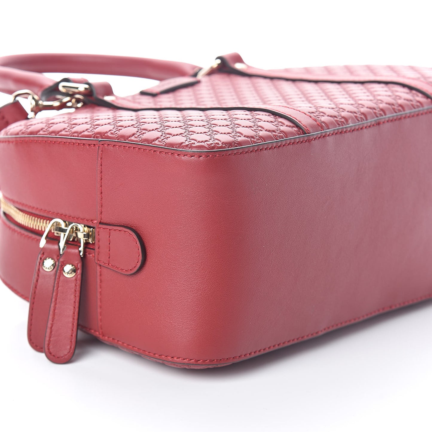 Soft Microguccissima Medium Crossbody Bag Rosso