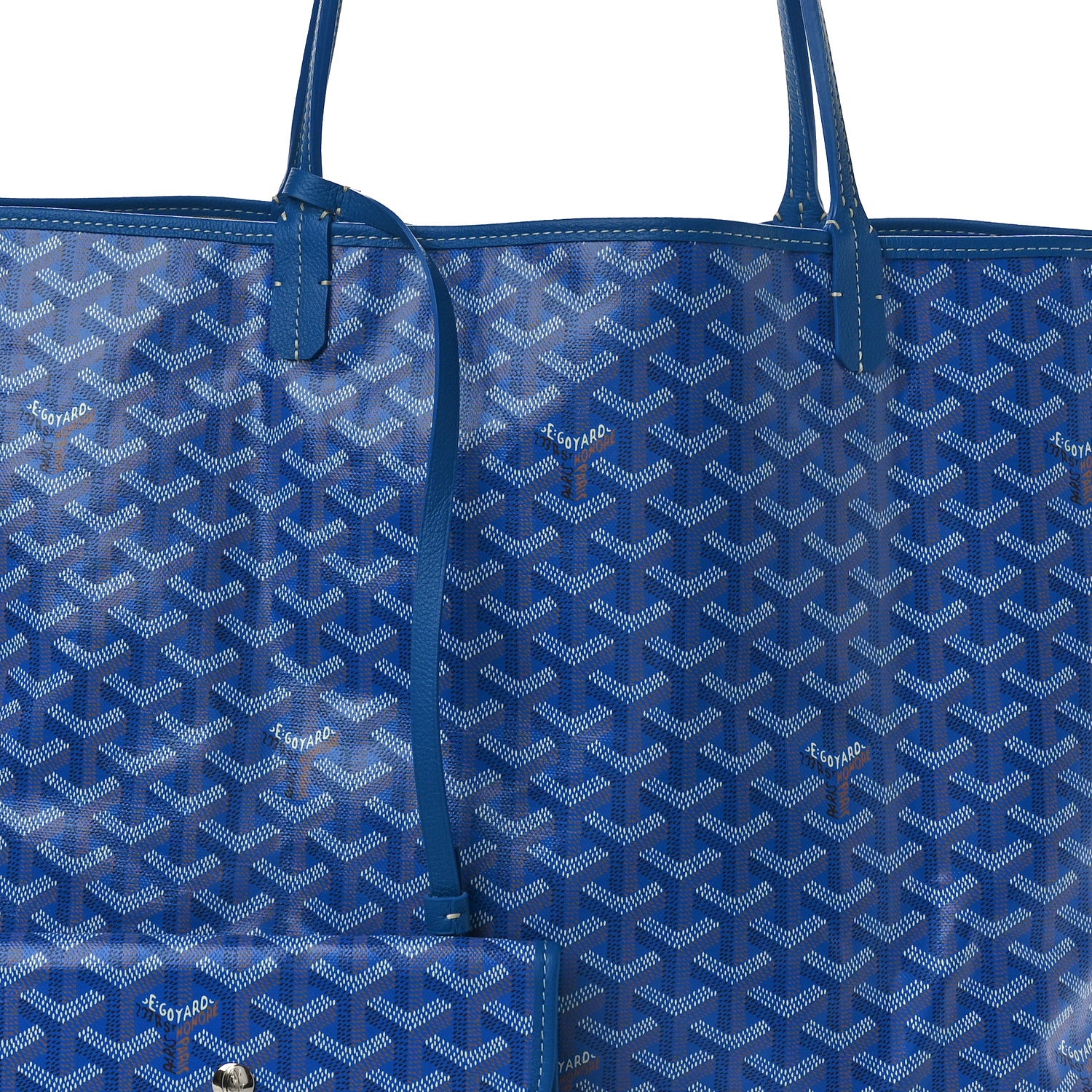 Goyard Goyardine Saint Louis GM Sky Blue 8 of 10
