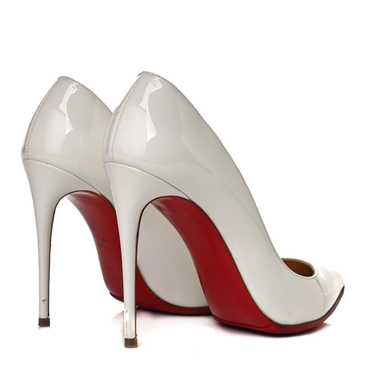 Patent Pigalle Follies 100 Pumps 36.5 Snow