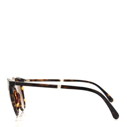 Chanel Acetate Butterfly Pearl Sunglasses 5394-H Tortoise 3 of 8